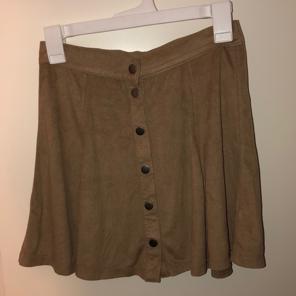 tan skirt